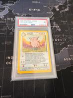 1999 Pokemon Jungle Clefable Holo PSA 7, Ophalen of Verzenden, Zo goed als nieuw, Losse kaart, Foil
