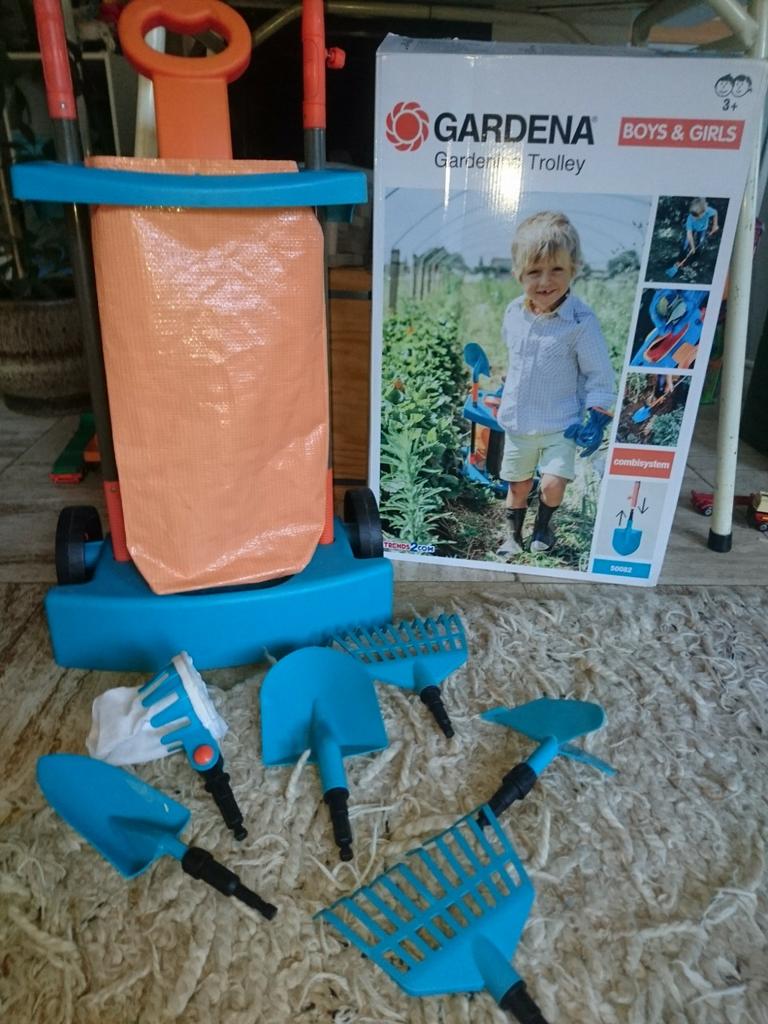 gardena tuinset voor kinderen, Ophalen of Verzenden, Gebruikt