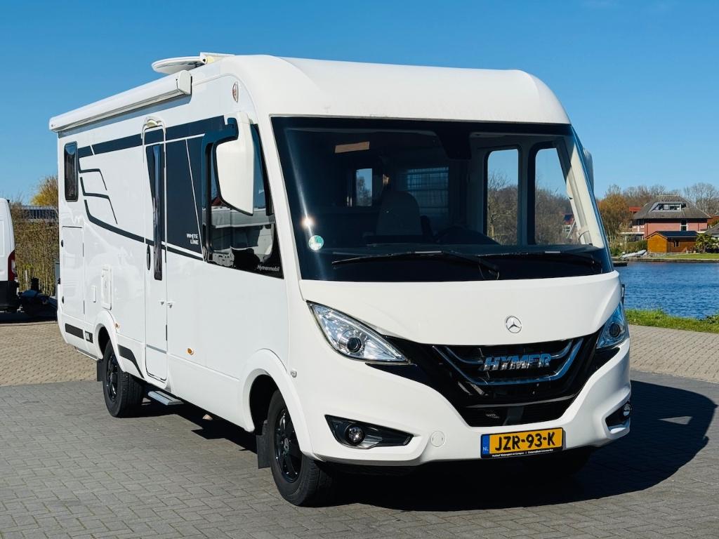 Hymer B-MC I 600 White Line | Mercedes | Lithium | weinig km, Caravans en Kamperen, Campers, Ringverwarming, Bedrijf, Diesel, Hymer