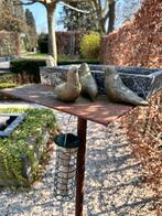 Vogelvoederstandaard met waterbakje /voerbakje, Ophalen, Gebruikt