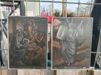 Glas in lood 't Kerkehuys F.R. 80, Antiek en Kunst, Ophalen of Verzenden