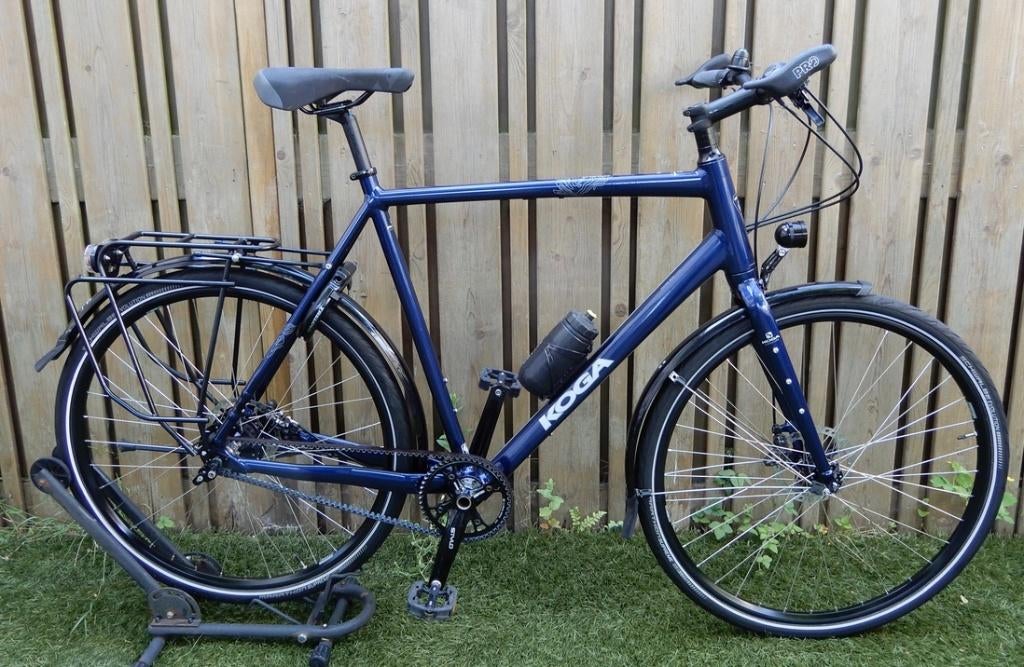 Koga WorldTraveller-S 63 Cm Riemaandrijving+Schijfremmen, Fietsen en Brommers, Versnellingen, Zo goed als nieuw, 61 tot 65 cm