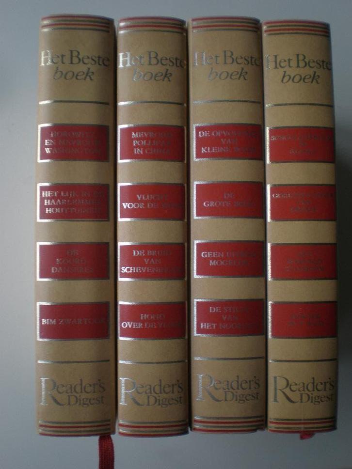 4 Boeken Reader's Digest, Het Beste, Boeken, Romans, Zo goed als nieuw, Nederland, Ophalen of Verzenden