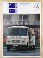 Mercedes 508D 608D Brochure 1973 L 608 D L 608 D Bestelwagen, Zo goed als nieuw, Mercedes-Benz, Mercedes, Ophalen of Verzenden