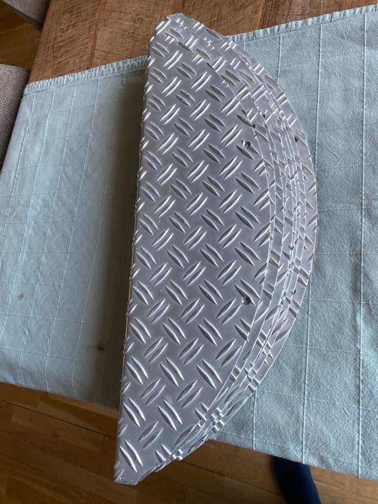 Traanplaat, Ophalen of Verzenden, Gebruikt, Aluminium