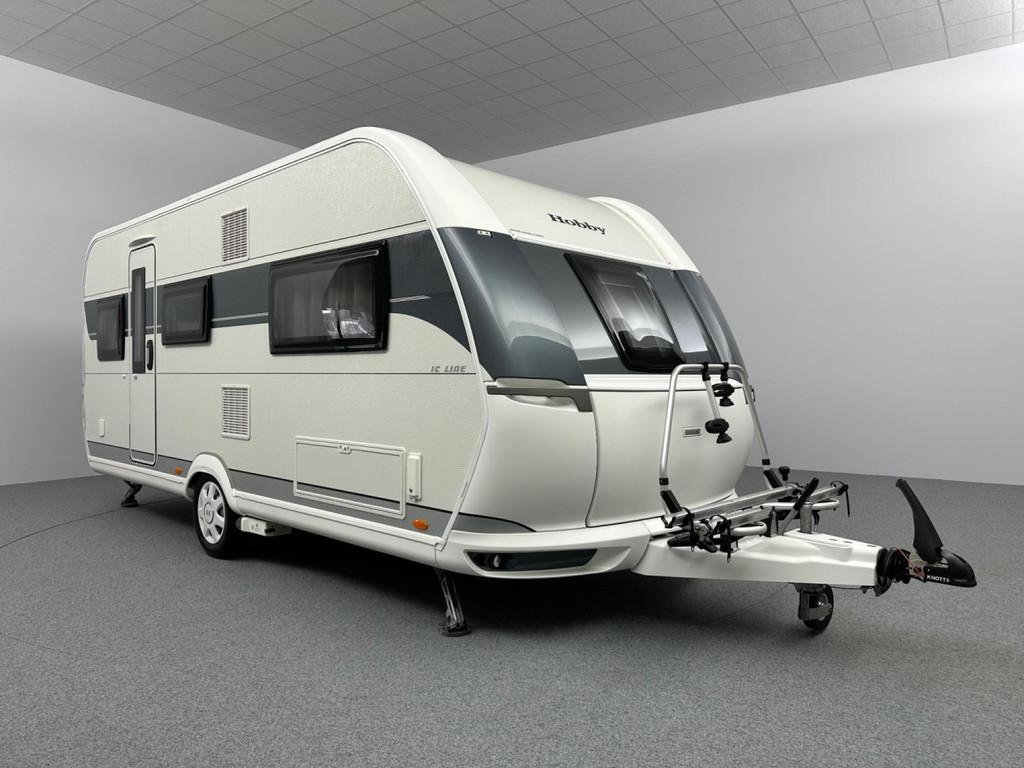 Hobby De Luxe 495 UL IC Line Mover Fietsendrager Voortent, Rondzit, Hobby, Bedrijf, Koelkast