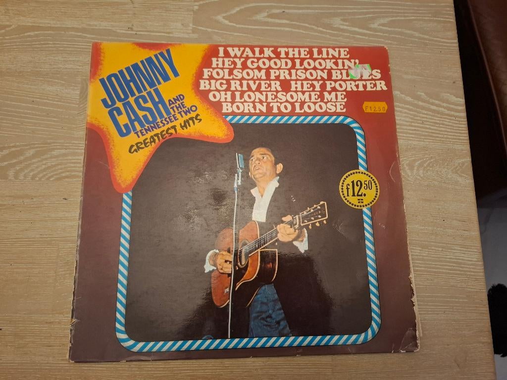 LP Johnny Cash And The Tennessee Two – Greatest Hits (1974), Cd's en Dvd's, Vinyl | Country en Western, Ophalen of Verzenden, 1970 - 1979