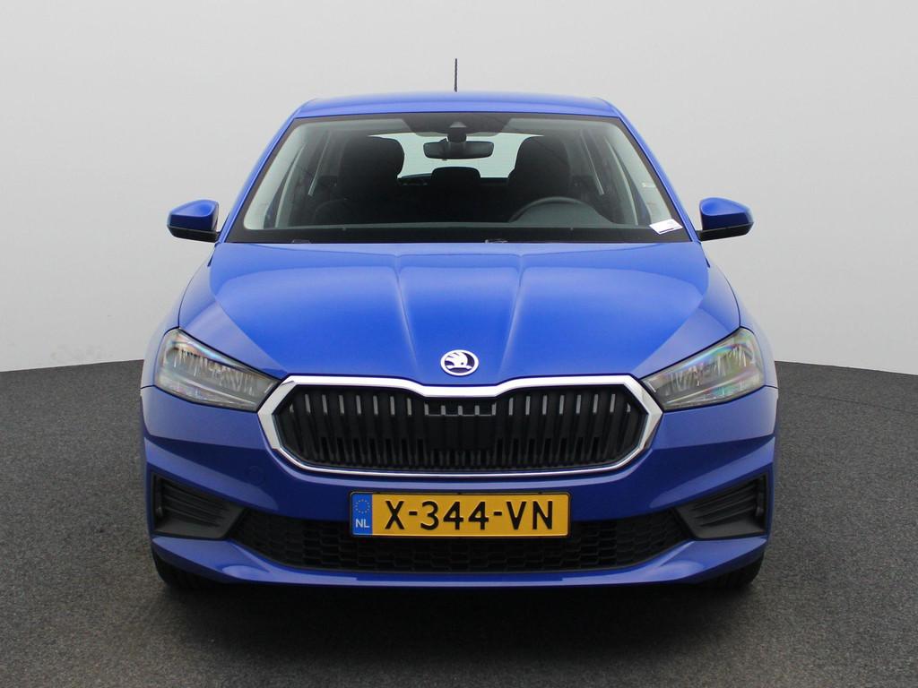 Skoda Fabia 1.0 TSI Ambition | Airconditioning | Cruise cont, Auto's, Skoda, Voorwielaandrijving, Stof, Euro 6, Blauw