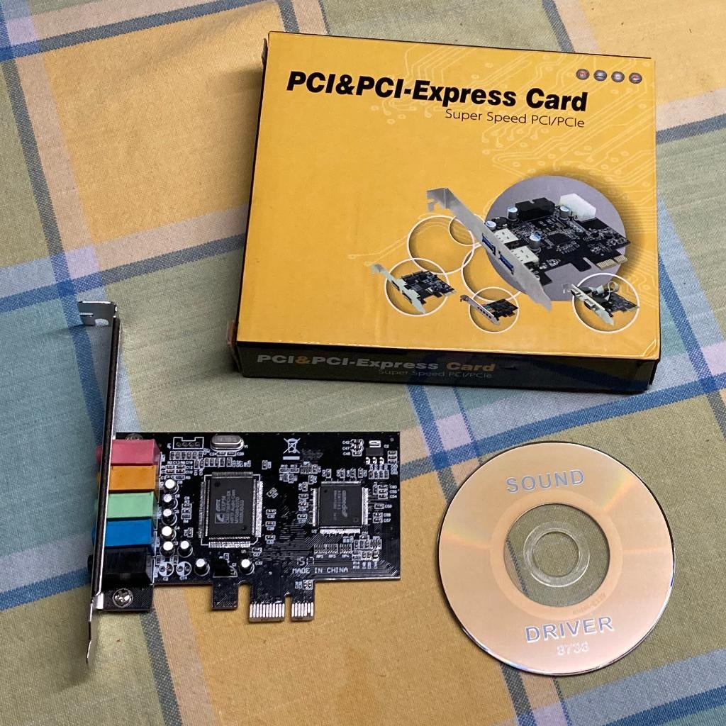 soundcard PCIe, Ophalen of Verzenden, Nieuw, Intern