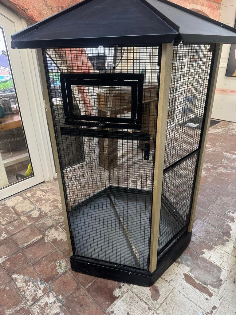 volière 6 hoekig, Dieren en Toebehoren, Ophalen, Aluminium, Volière