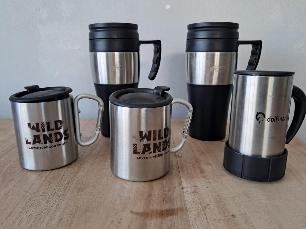 Thermobekers, doe een bod!, Overige typen, Ophalen of Verzenden, Zo goed als nieuw, Zwart