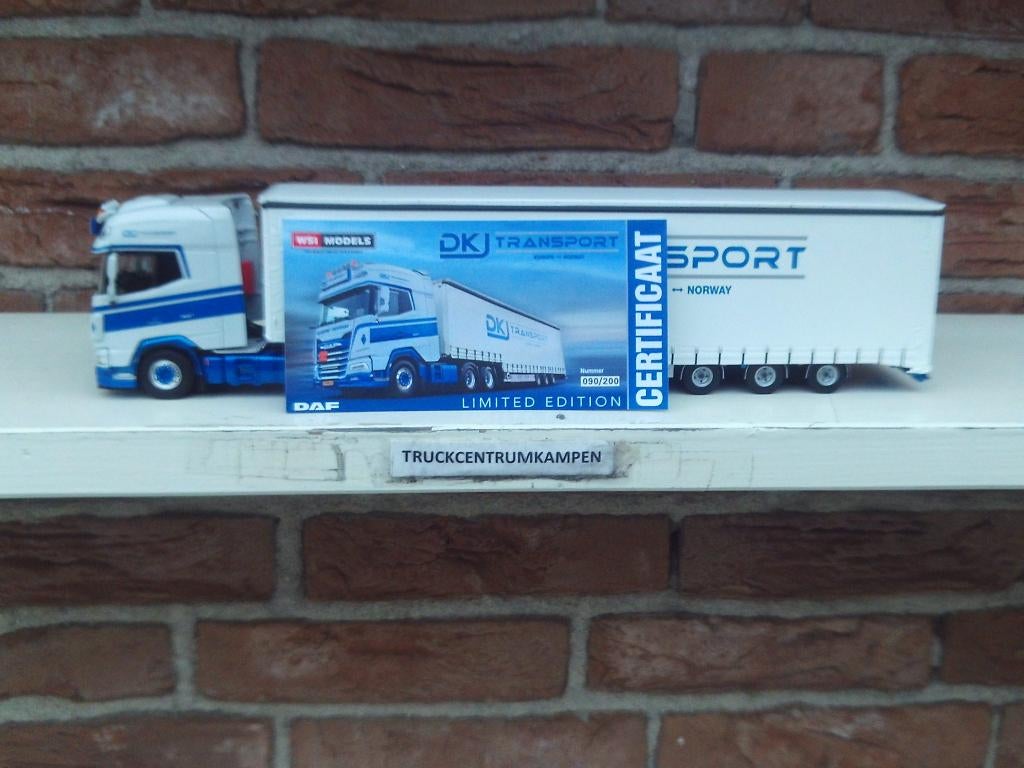WSI  Daf  XG+  van  D.K.J.  Transport., Hobby en Vrije tijd, Modelauto's | 1:50, Ophalen of Verzenden, Nieuw, Bus of Vrachtwagen