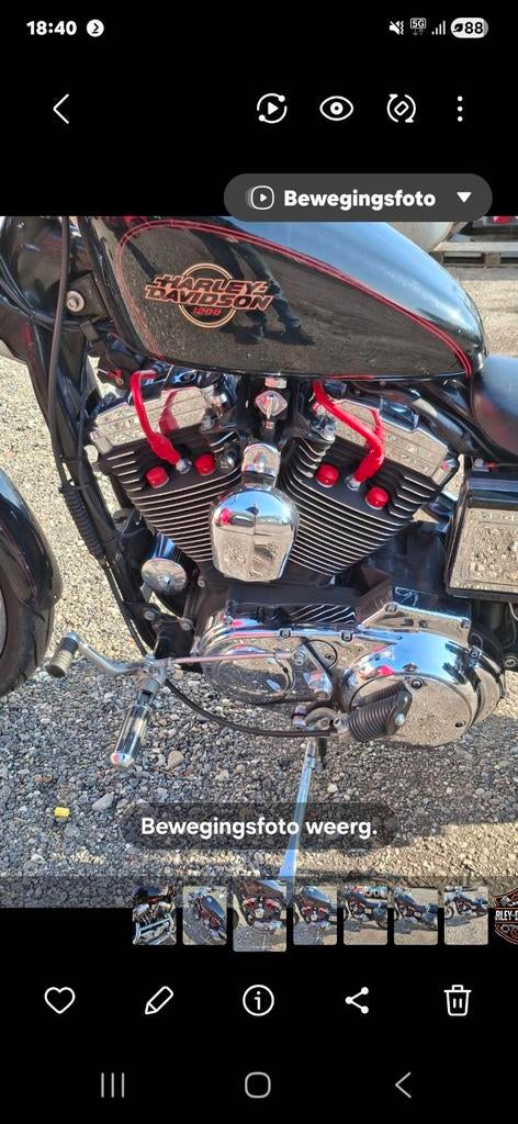 Harley davidson sportster. 12oocc, Ophalen of Verzenden