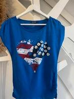 Kobaltblauwe T-shirt Royal Chicks S, Kleding | Dames, T-shirts, Ophalen of Verzenden, Zo goed als nieuw, Korte mouw, Maat 36 (S)