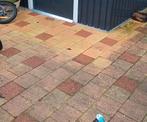 Gratis grote partij terrastegels - 55m2, Gebruikt, Ophalen of Verzenden, 10 m² of meer, Beton