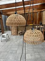 Twee hanglampen met kabel, Huis en Inrichting, Ophalen of Verzenden, Zo goed als nieuw, Minder dan 50 cm