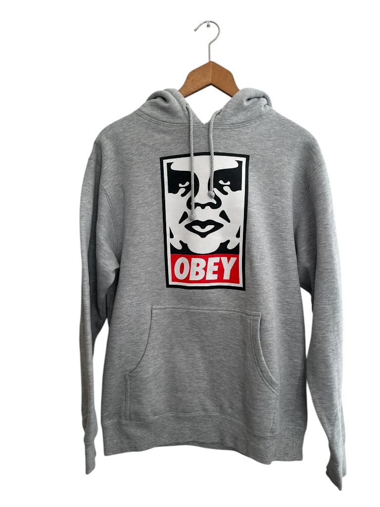 Obey trui S, Nieuw, Ophalen of Verzenden, Grijs