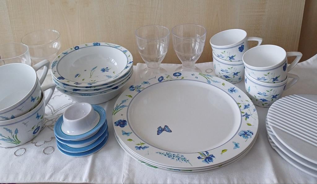 Mepal flower camping servies, Caravans en Kamperen, Kampeeraccessoires, Ophalen of Verzenden