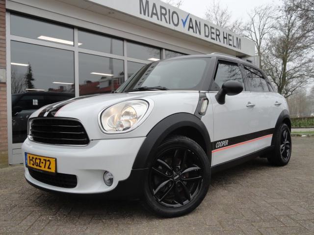 Mini Mini Countryman 1.6 One Chili Navigatie/Panodak, Gebruikt, Leder en Stof, Wit, Bedrijf