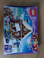 Lego Friends 41323 Snow Resort Chalet met boekjes, Ophalen of Verzenden, Zo goed als nieuw, Complete set, Lego