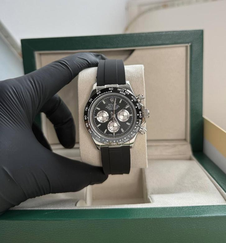 Rolex Daytona 40MM Oysterflex, Sieraden, Tassen en Uiterlijk, Horloges | Heren, Nieuw, Polshorloge, Rolex, Staal, Ophalen of Verzenden