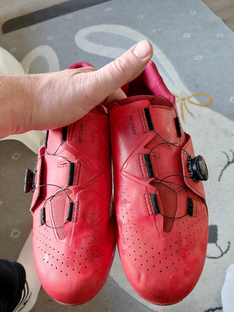 Shimano fietsschoenen maat 46 - 1 seizoen gebruikt, Fietsen en Brommers, Fietsaccessoires | Fietskleding, Ophalen, Gebruikt, Schoenen