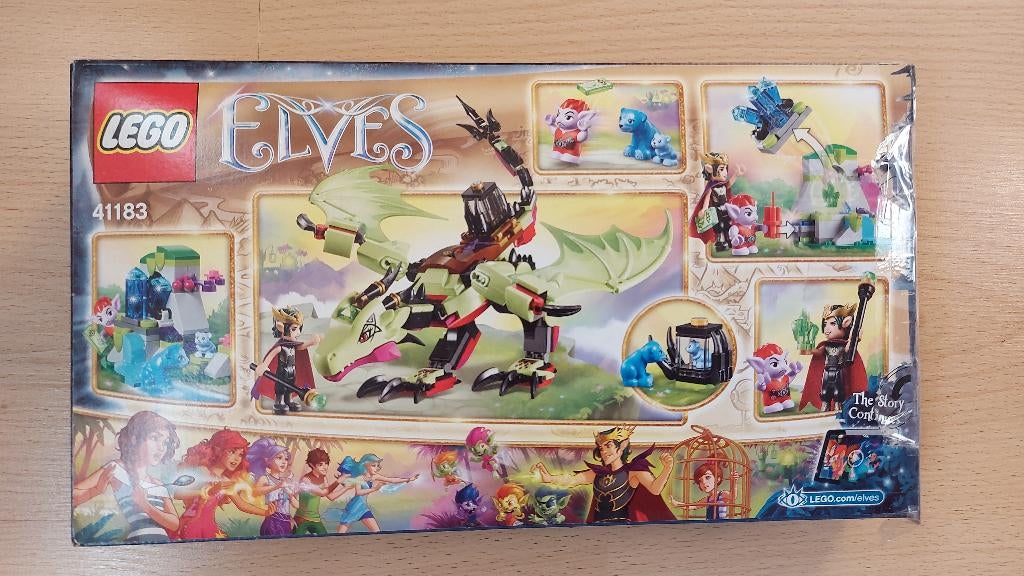 LEGO Elven "De Wrede Draak van de Goblin-koning" (41183), Ophalen of Verzenden, Zo goed als nieuw, Complete set, Lego