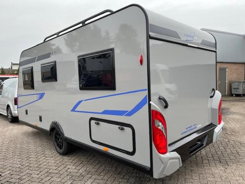 Caravelair Sport Line 455 Incl. Mover Te Huur, Caravans en Kamperen, Caravans, Overige typen, Schokbreker, Rondzit, Bedrijf