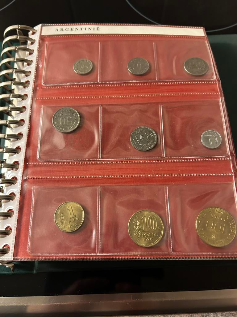 Mooie verzameling buitenlandse munten., Ophalen of Verzenden, Verzamelmap