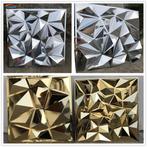 3d wandpanelen Zilver Design 50/50cm, Totaal Decor, 6921ew, Ophalen of Verzenden, Kunststof
