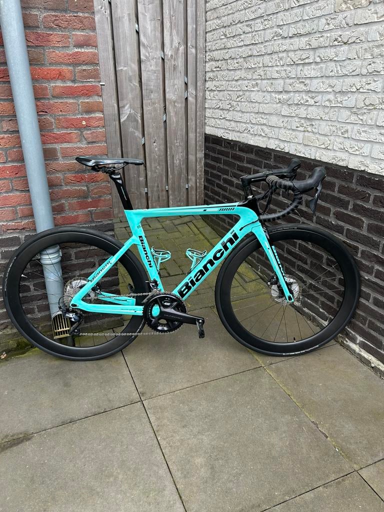 Bianchi Aria Disc Ultegra 52-36 framemaat 53, 28 inch, Gebruikt, Carbon, Heren