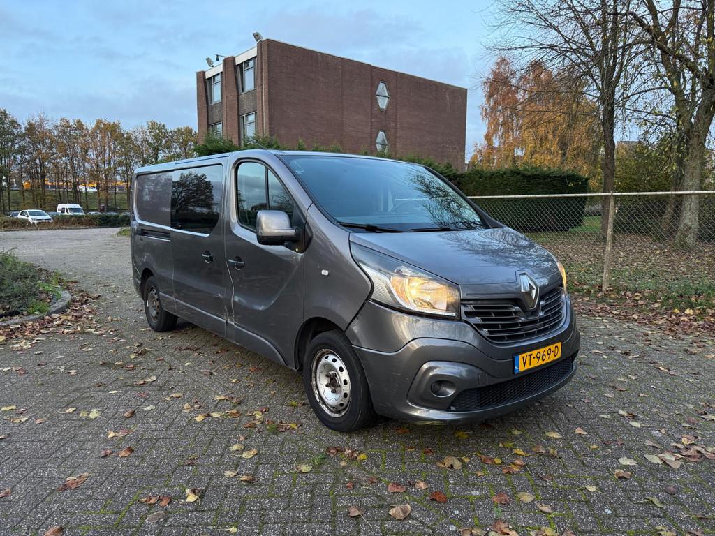 Renault Trafic 1.6 dCi T29 L2H1 Dubbel Cabine 6pers Comfort, Voorwielaandrijving, Euro 5, Stof, Gebruikt