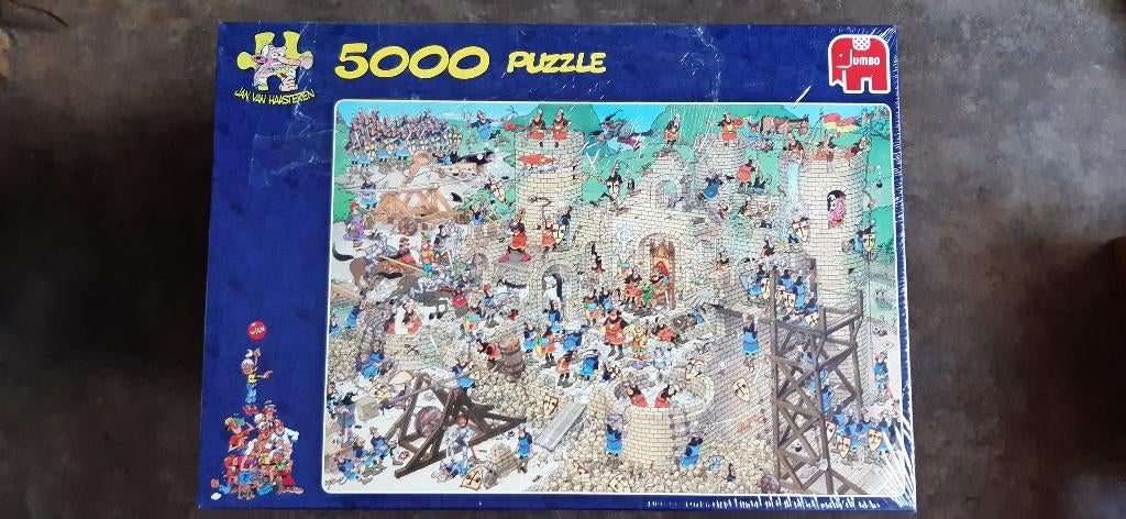 JAN VAN HAASTEREN 5000 STUKJES  NIEUW, Hobby en Vrije tijd, Denksport en Puzzels, Ophalen of Verzenden, Meer dan 1500 stukjes