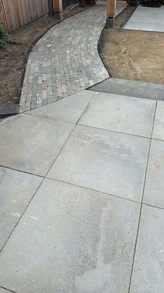 Tuintegels, waaltjes en opsluitbanden, Ophalen, Nieuw, Minder dan 5 m², Beton