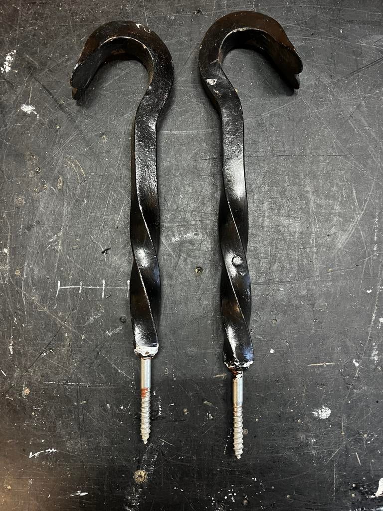 SIER HAKEN Robuust Zwaar Schroefuiteinde, Doe-het-zelf en Verbouw, Metalen, Gebruikt, IJzer, Ophalen of Verzenden