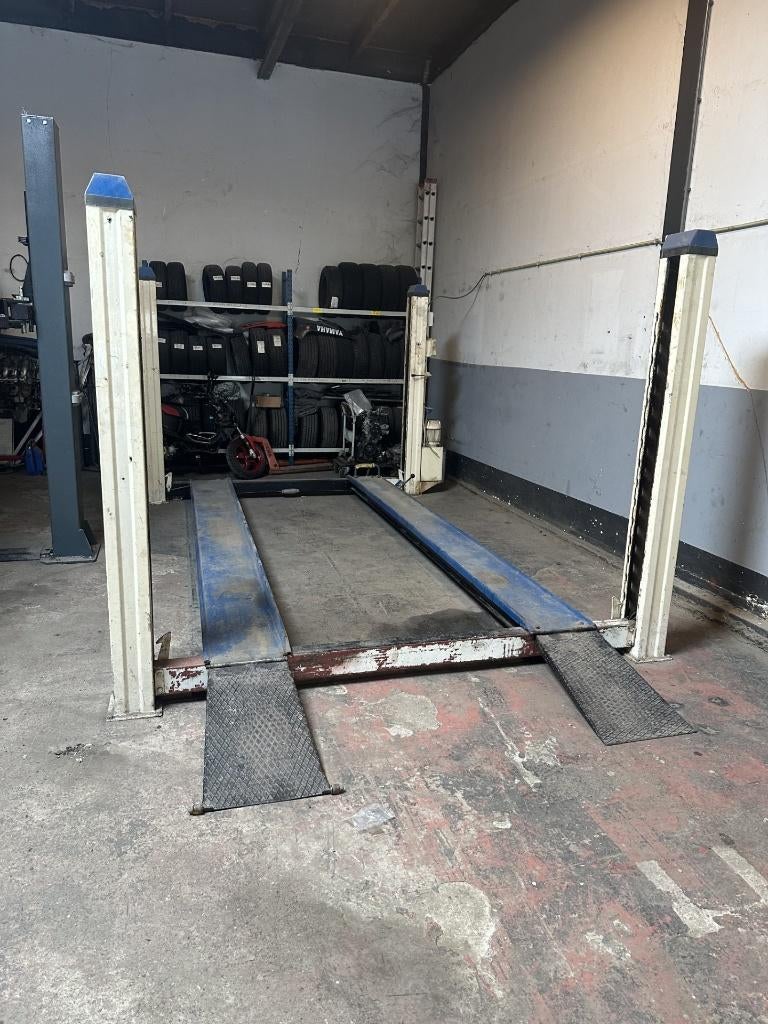 4 koloms hefbrug, Ophalen, Gebruikt