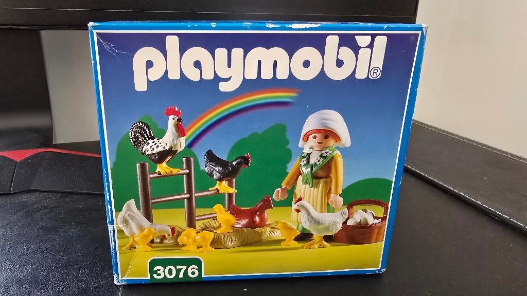 Playmobil 3076 Boerin met kippen 1999 nieuw in doos, Kinderen en Baby's, Speelgoed | Playmobil, Ophalen of Verzenden, Nieuw, Complete set