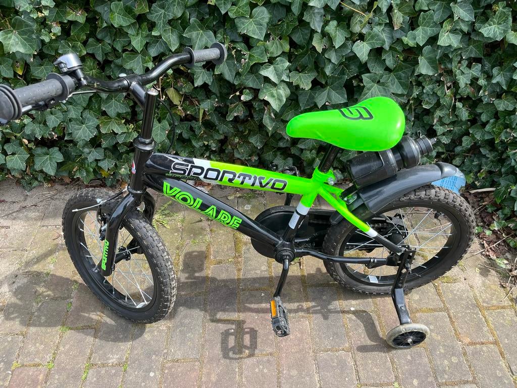 Volare Sportivo jongensfiets 16 inch, Fietsen en Brommers, Fietsen | Jongens, Ophalen, Zo goed als nieuw, 16 inch, Handrem