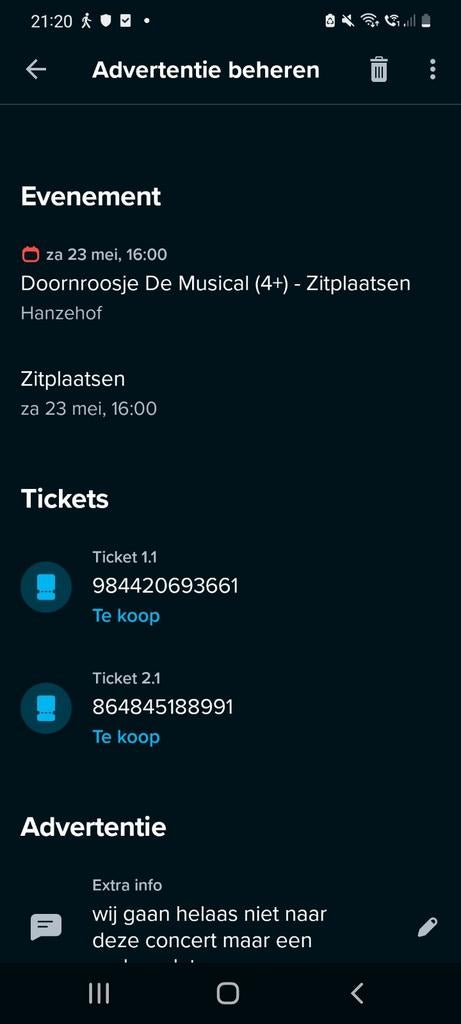Doornroosje, Twee personen, Mei