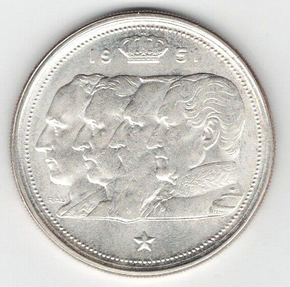 26-776 Belgie 100 frank 1951, Zilver, Ophalen of Verzenden, Losse munt, Zilver
