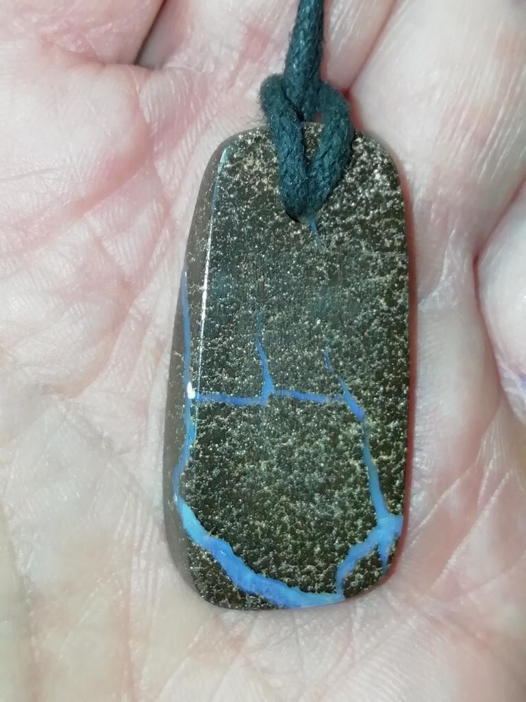 Boulder opaal hanger, Ophalen of Verzenden