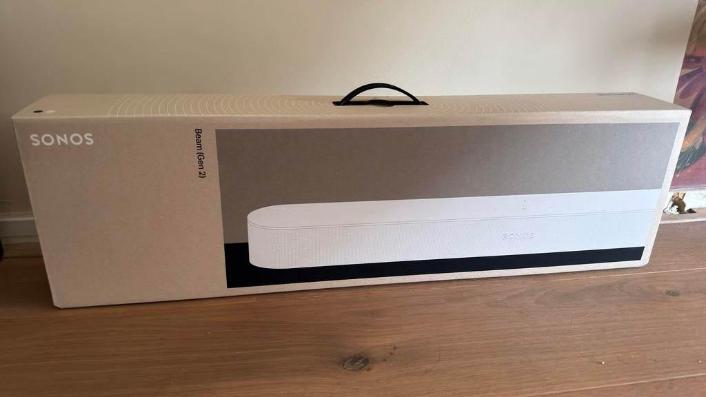 Sonos Beam (Gen 2) soundbar wit nieuw in doos, Audio, Tv en Foto, Soundbars, Ophalen, Nieuw