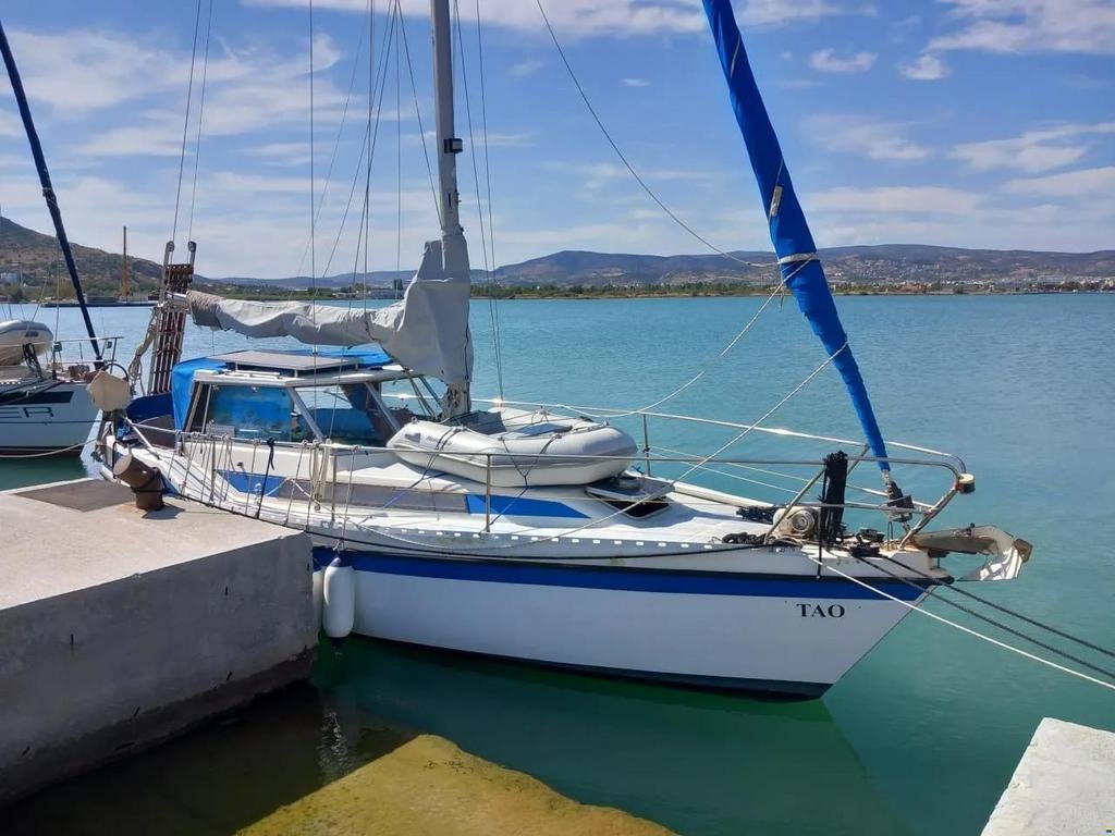 Zeilboot ALO 96 vaarklaar in Griekenland, Watersport en Boten, Kajuitzeilboten en Zeiljachten, Ophalen, Gebruikt, Diesel, 9 tot 12 meter
