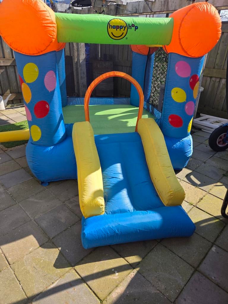 Happy Hop Springkussen met Glijbaan, Ophalen