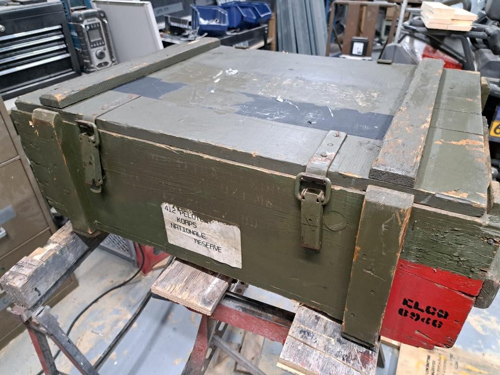 Leger opbergkist, Ophalen of Verzenden