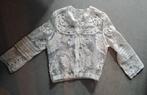 Witte doorzichtige Kantachtige Blouse Maat M/L, Kleding | Dames, Ophalen of Verzenden, Zo goed als nieuw, Maat 38/40 (M), Wit