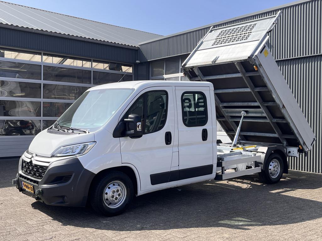 Citroën Jumper 35 2.0 HDi L3 DC Airco Cruise controle Kippe, Voorwielaandrijving, Gebruikt, Citroën, 7 stoelen