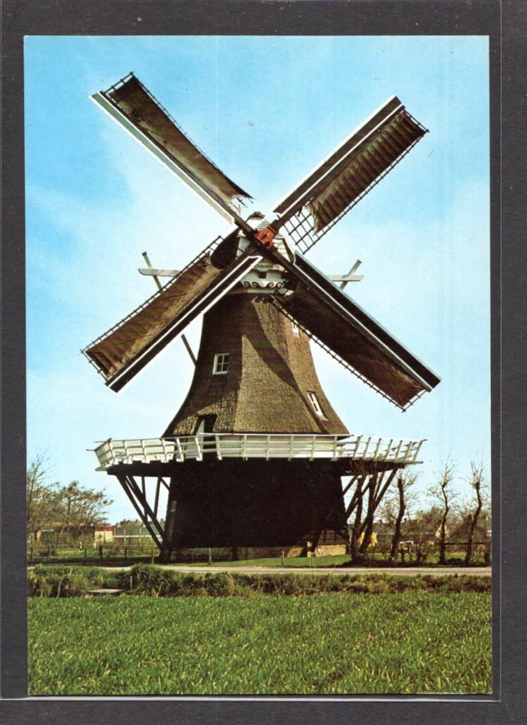 molen; Koren- en Pelmolen De Onderneming te Witmarsum., Verzenden, 1980 tot heden, Ongelopen, Friesland
