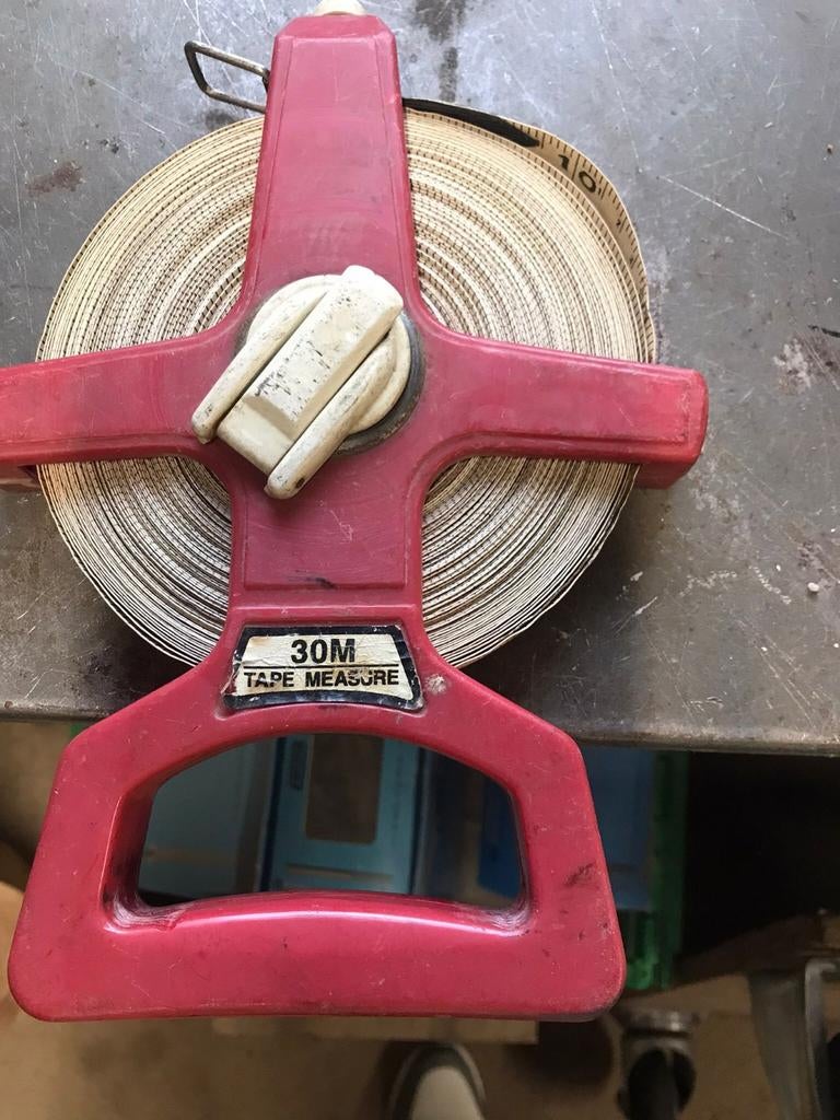 Meetlint 30 meter, Ophalen of Verzenden