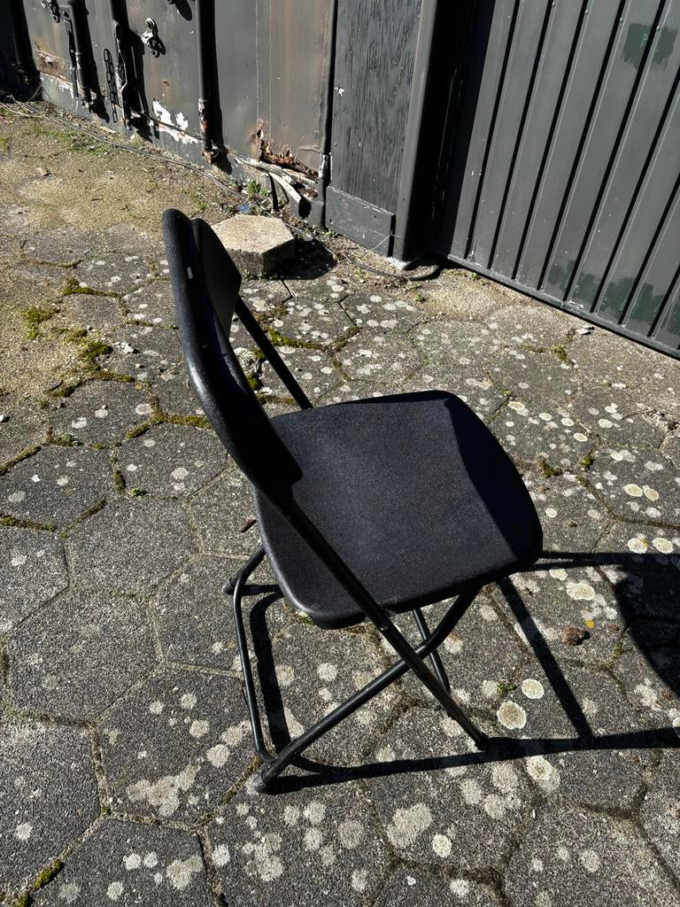 Samsonite Klapstoelen Zwart - 50 stuks per kar 100 kilo!, Huis en Inrichting, Stoelen, Gebruikt, Vijf, Zes of meer stoelen, Metaal